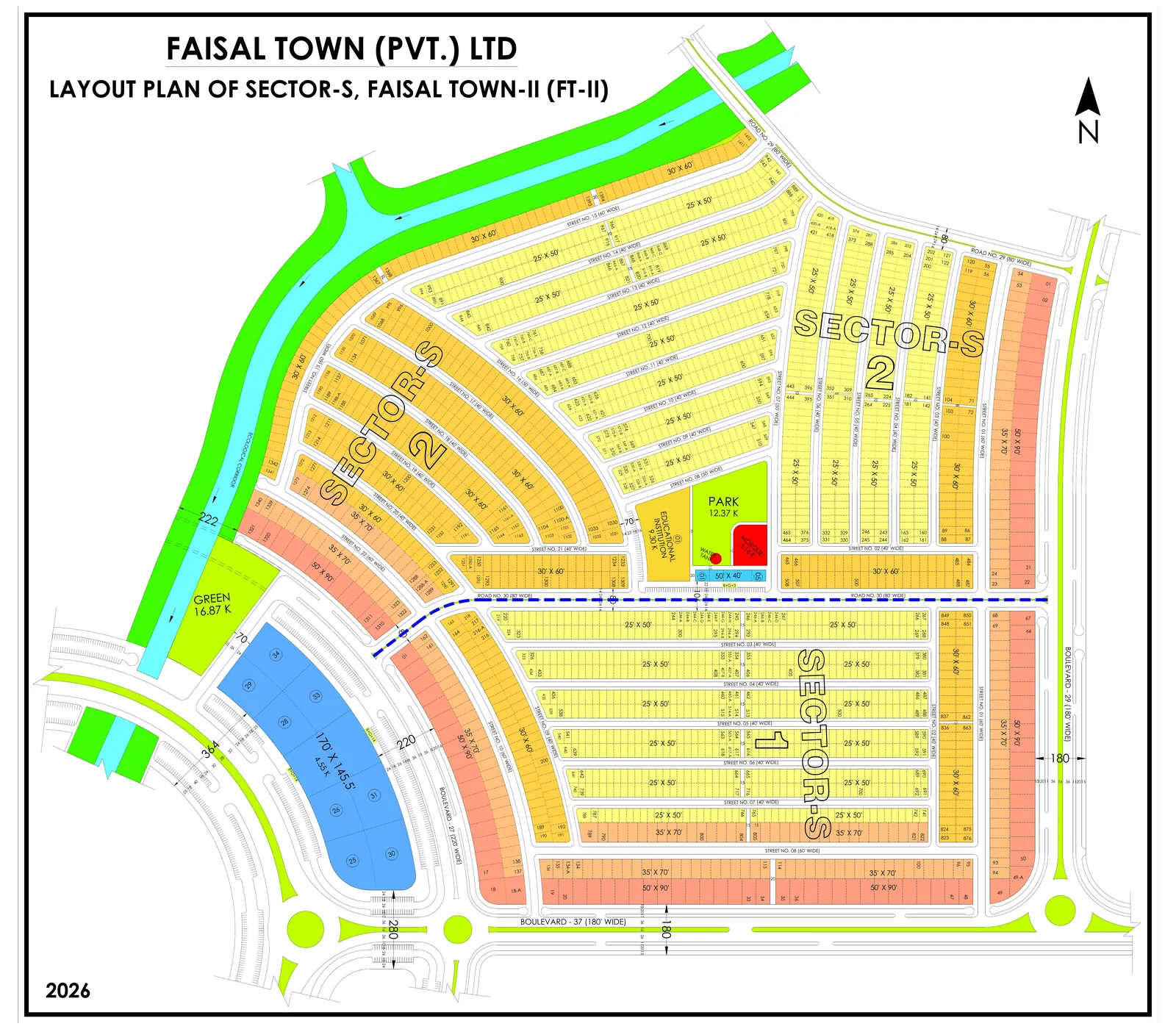 Faisal Town Phase 2 Sector S official plan preview
